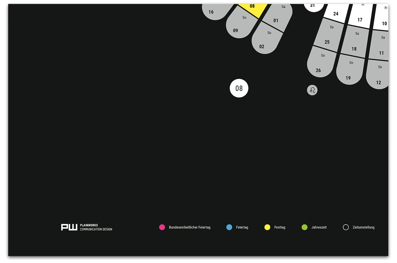 Alexander Glante - Works - Radiate Calendar 2021 - 06