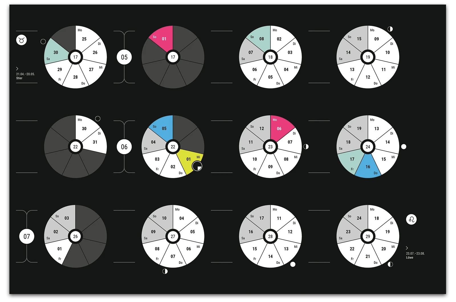 Alexander Glante - Works - Single Week calendar 2022 - 04