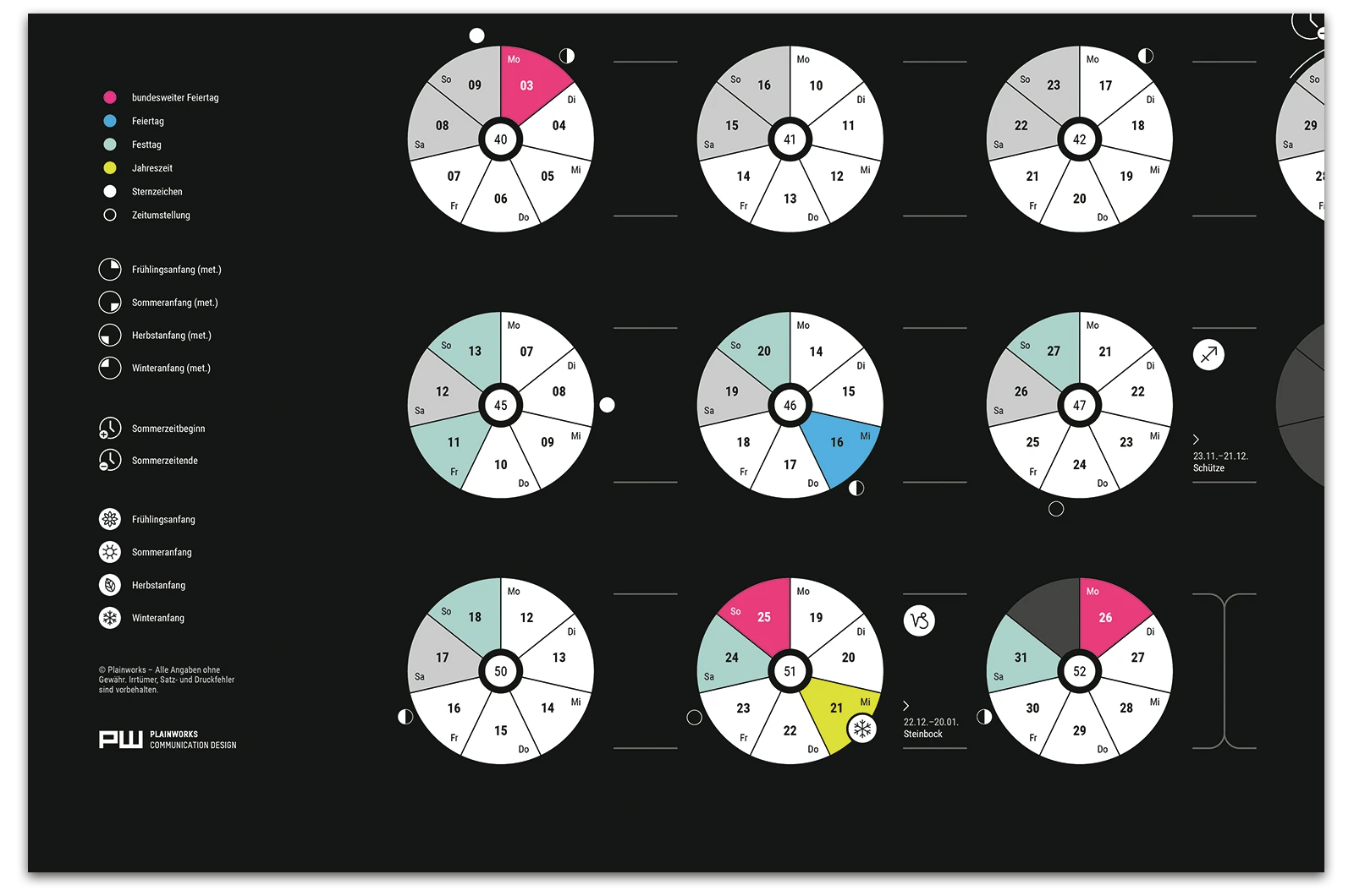 Alexander Glante - Works - Single Week calendar 2022 - 07