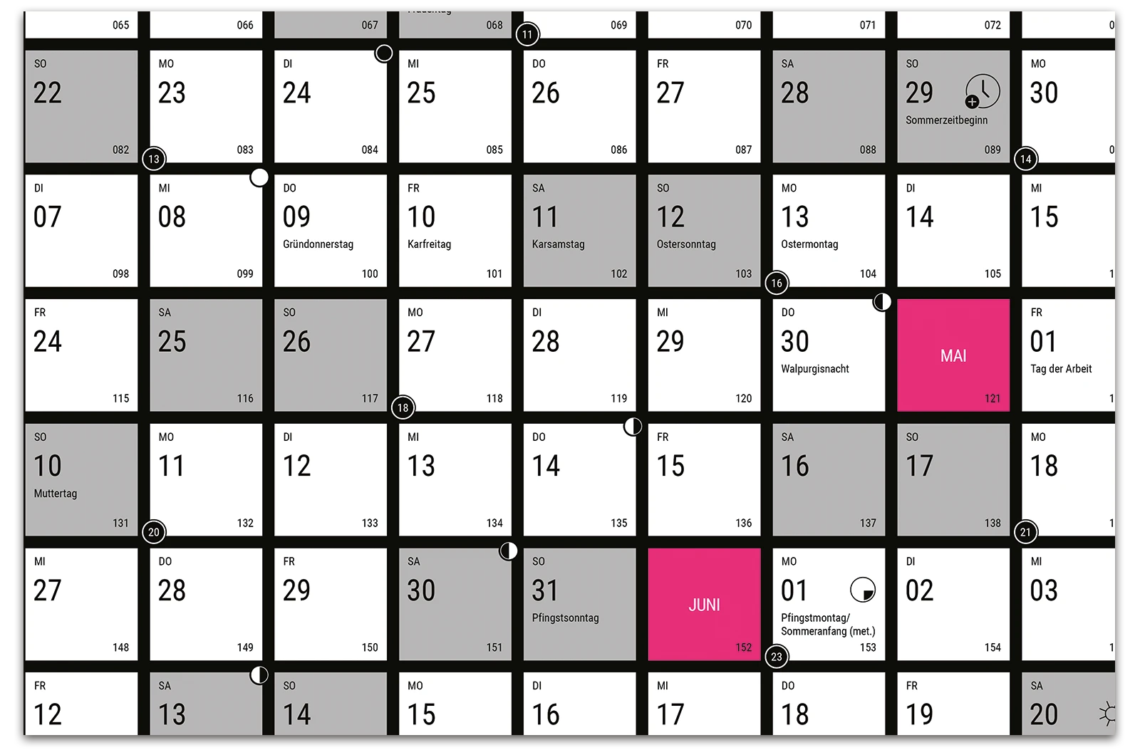 Alexander Glante - Works - Square Calendar 2020 - 05