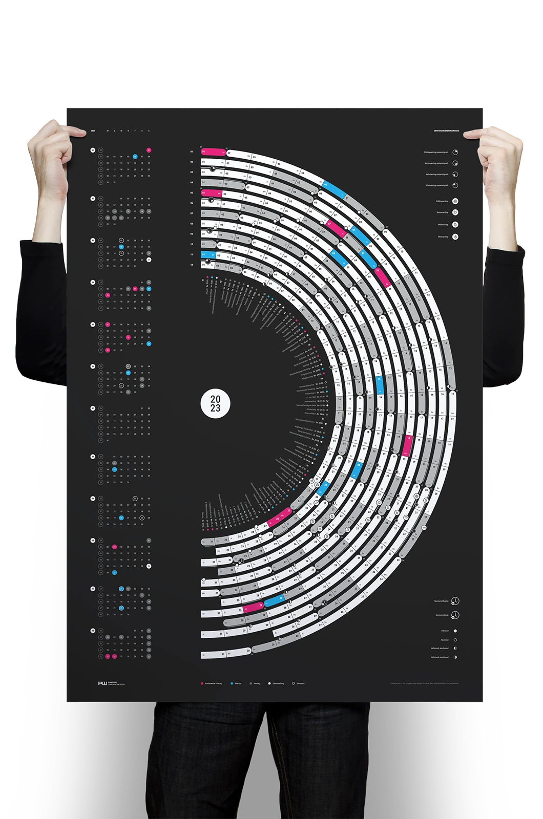 Alexander Glante - Works - Semicircle Calendar 2023 - 01