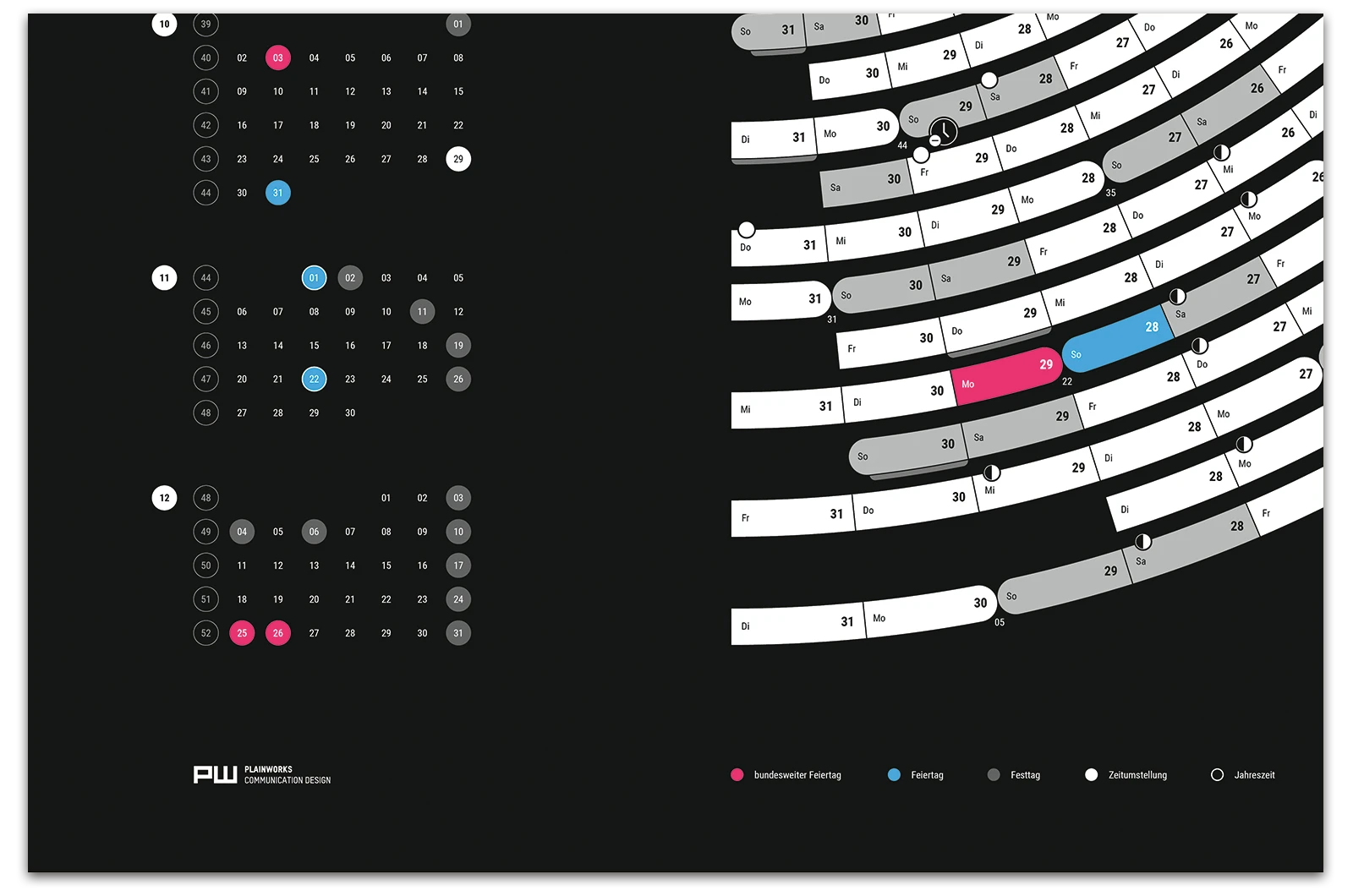 Alexander Glante - Works - Semicircle Calendar 2023 - 07