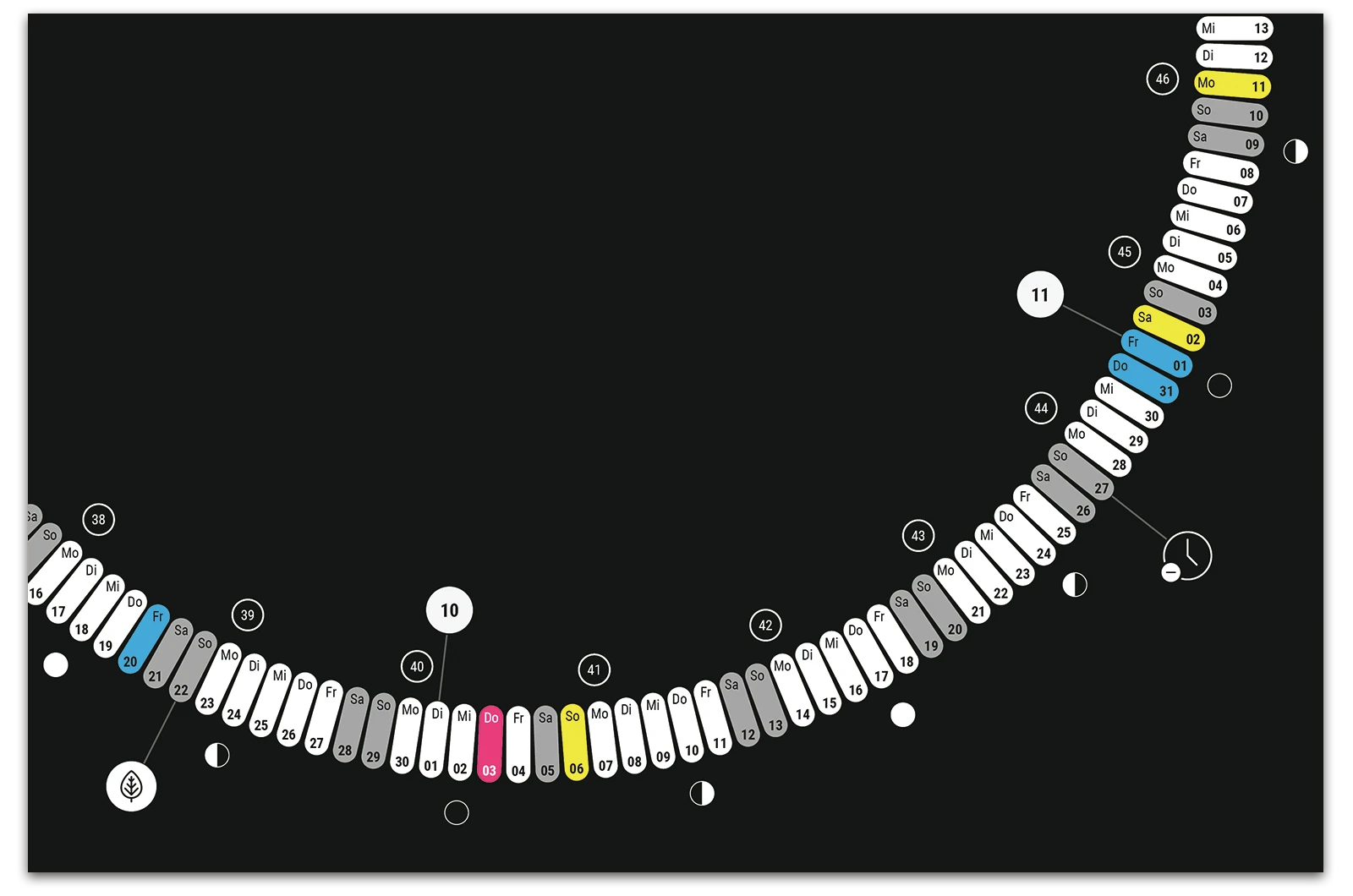 Alexander Glante - Works - Infinity loop calendar 2024 - 05