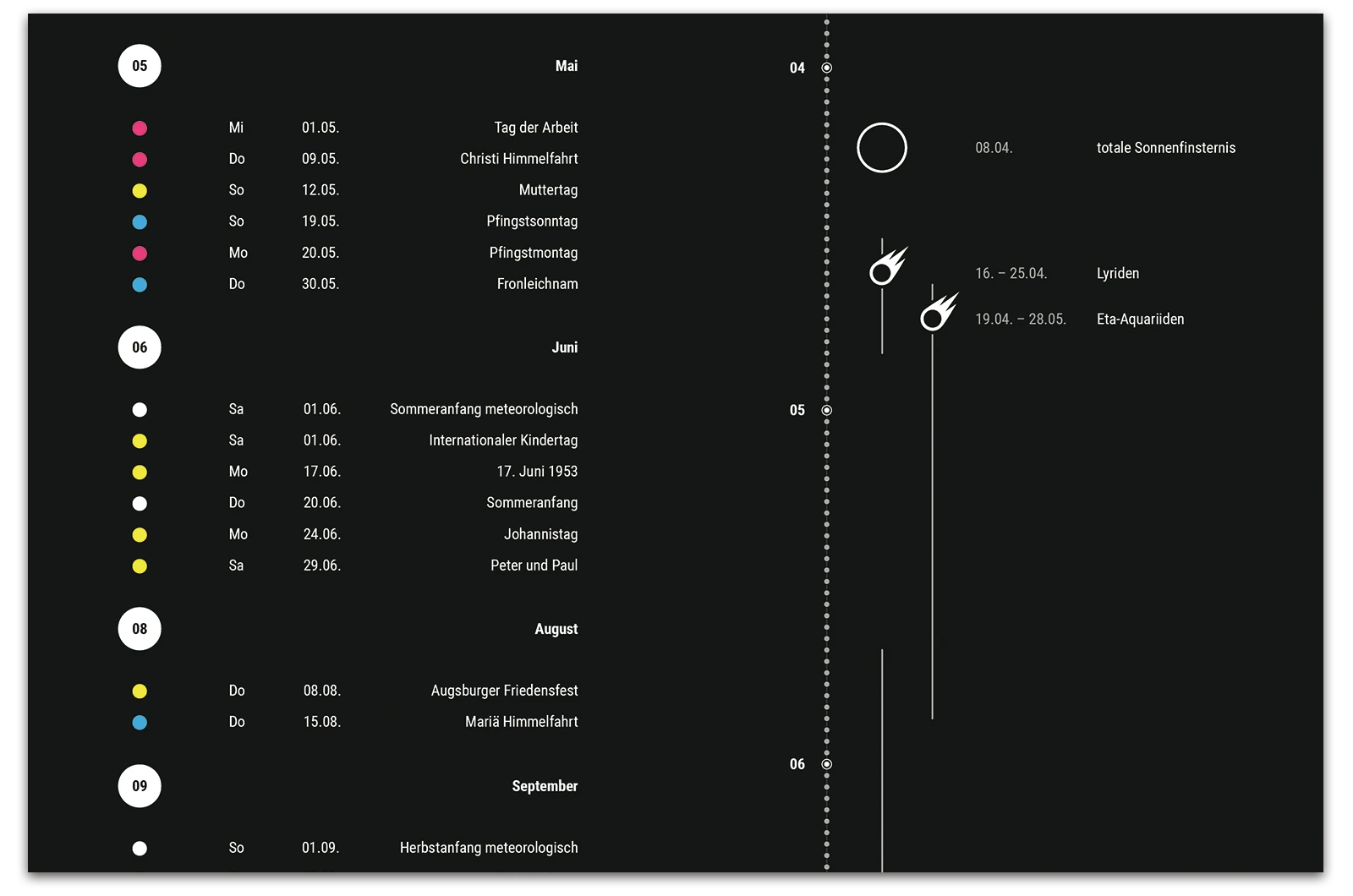 Alexander Glante - Works - Infinity loop calendar 2024 - 07