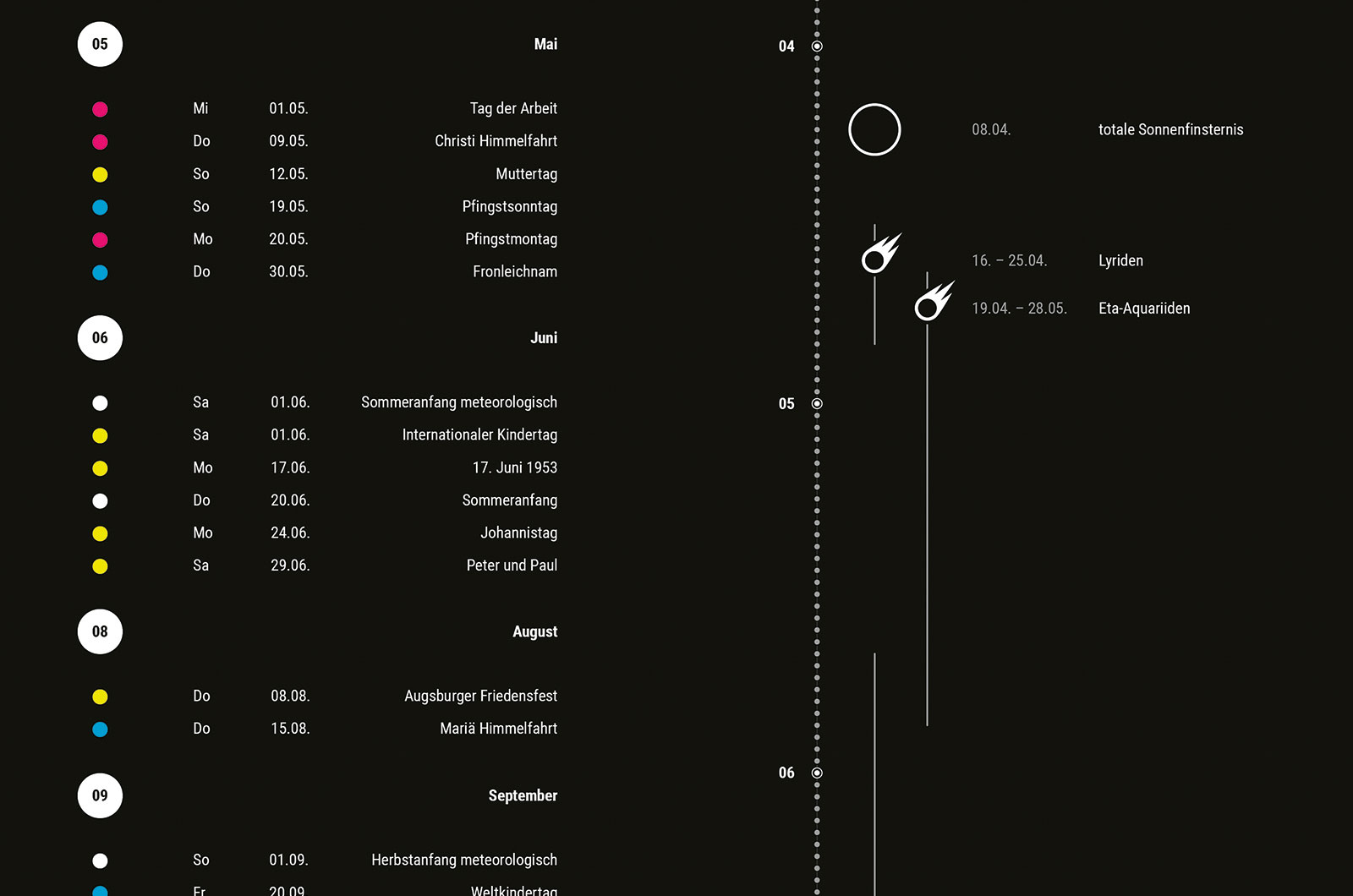 Alexander Glante - Works - Infinity loop calendar 2024 - 07