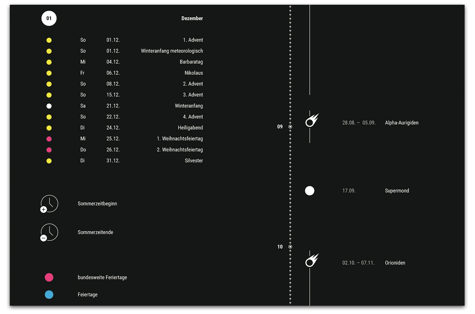 Alexander Glante - Works - Infinity loop calendar 2024 - 08