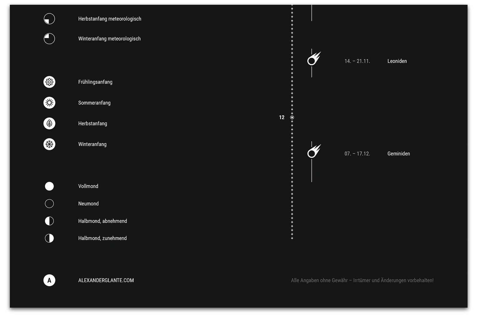 Alexander Glante - Works - Infinity loop calendar 2024 - 09