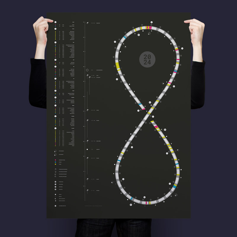 Alexander Glante - Works - Infinity loop calendar 2024