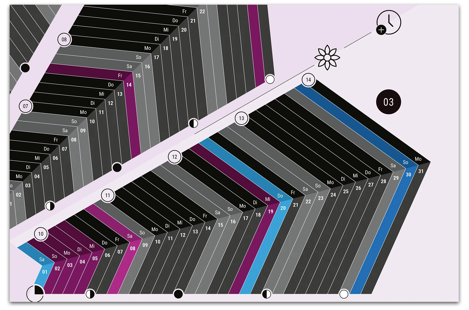 Alexander Glante - Works - Asterisk Calendar 2025  - 04