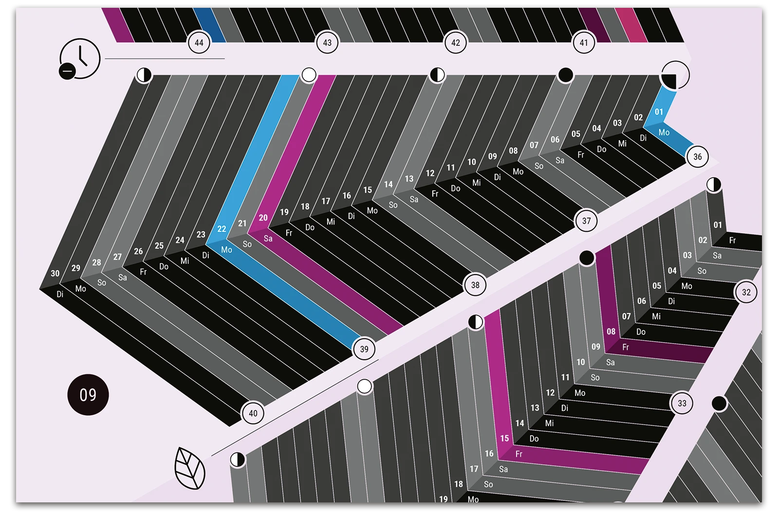 Alexander Glante - Works - Asterisk Calendar 2025  - 05