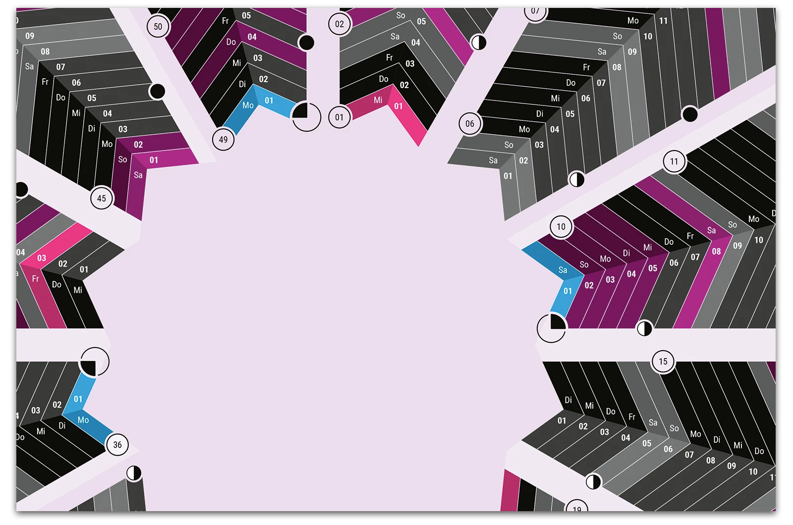 Alexander Glante - Works - Asterisk Calendar 2025  - 06