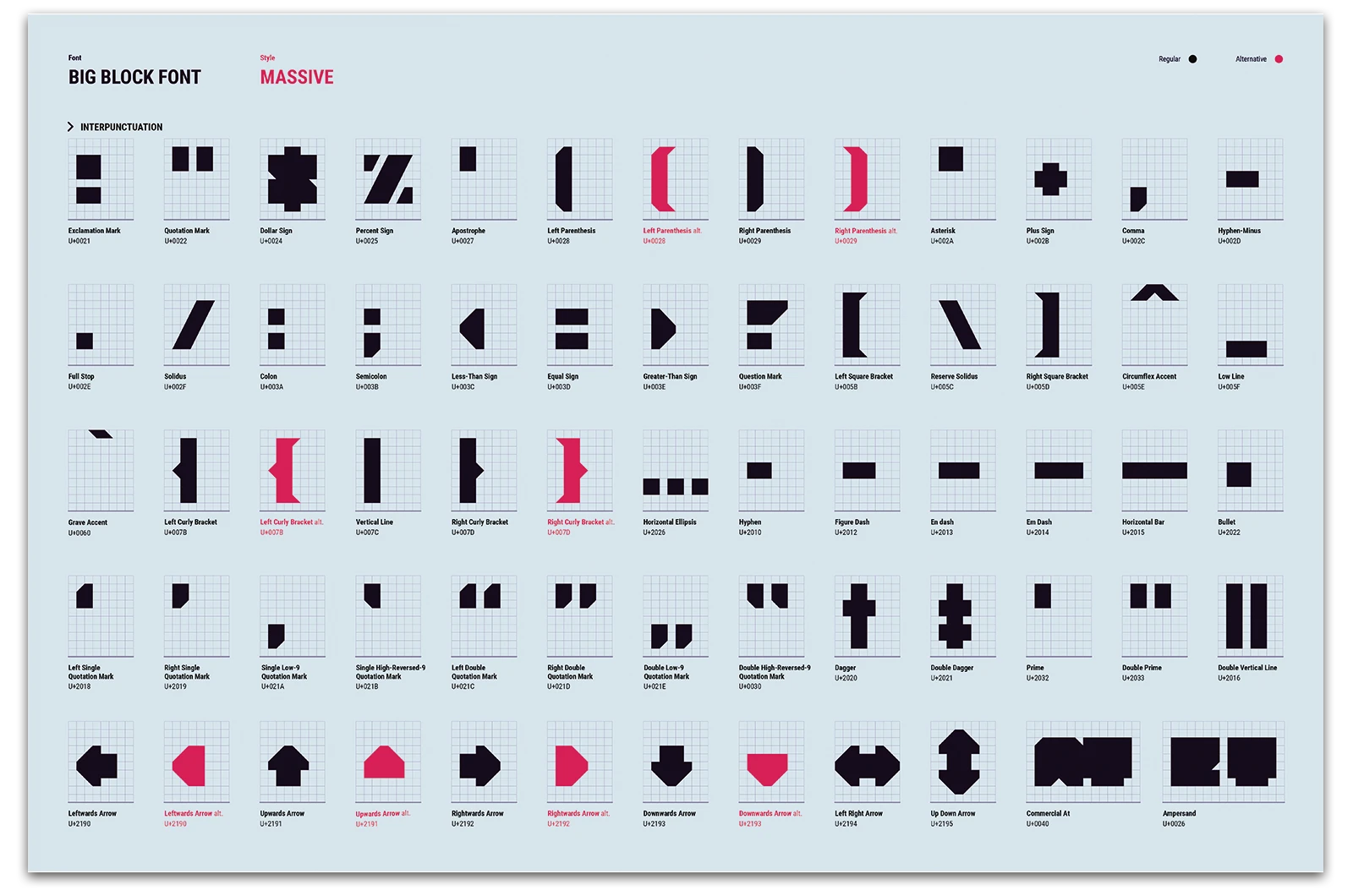 Alexander Glante - Works - Big Block Font - 04