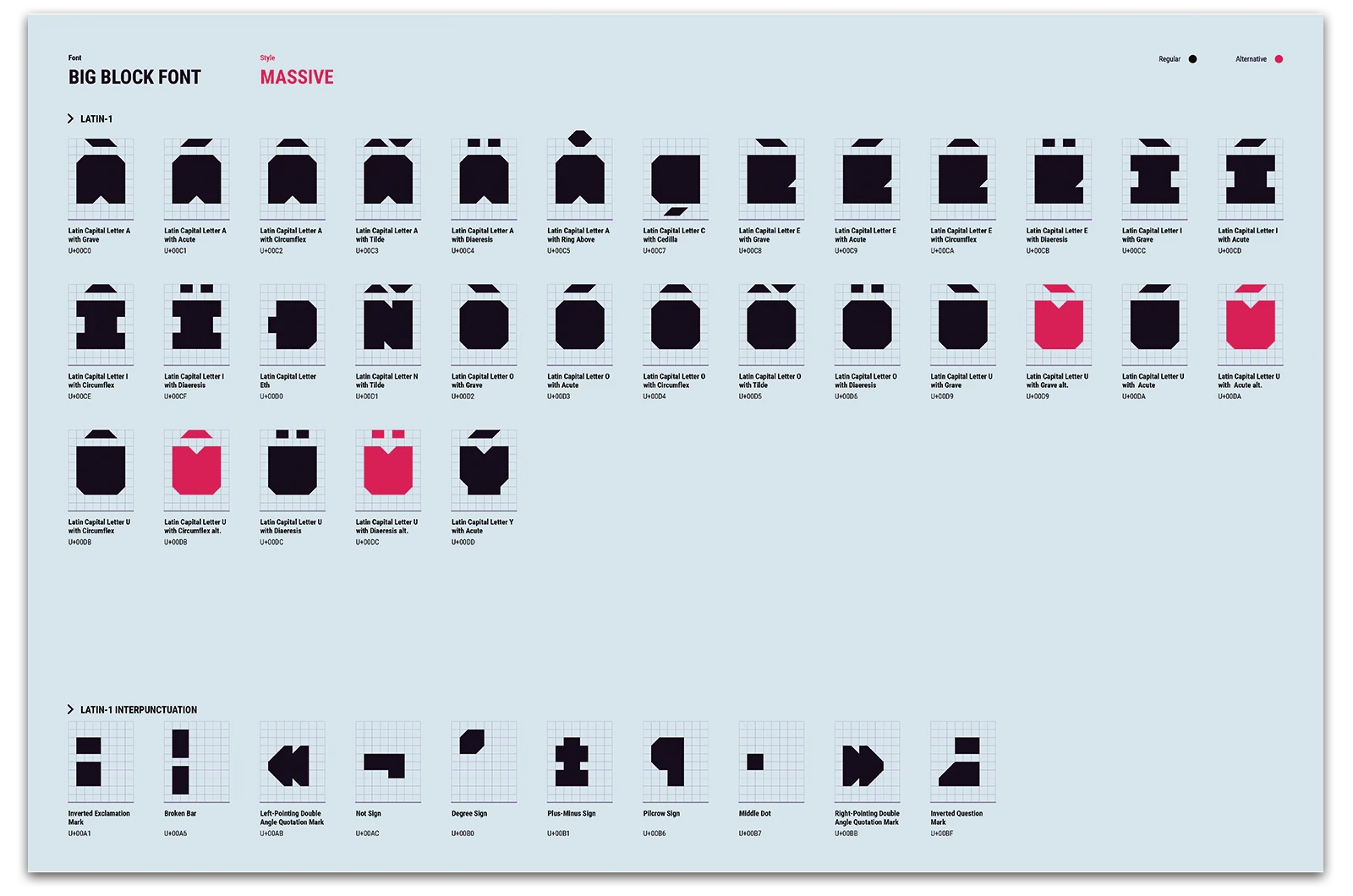 Alexander Glante - Works - Big Block Font - 05