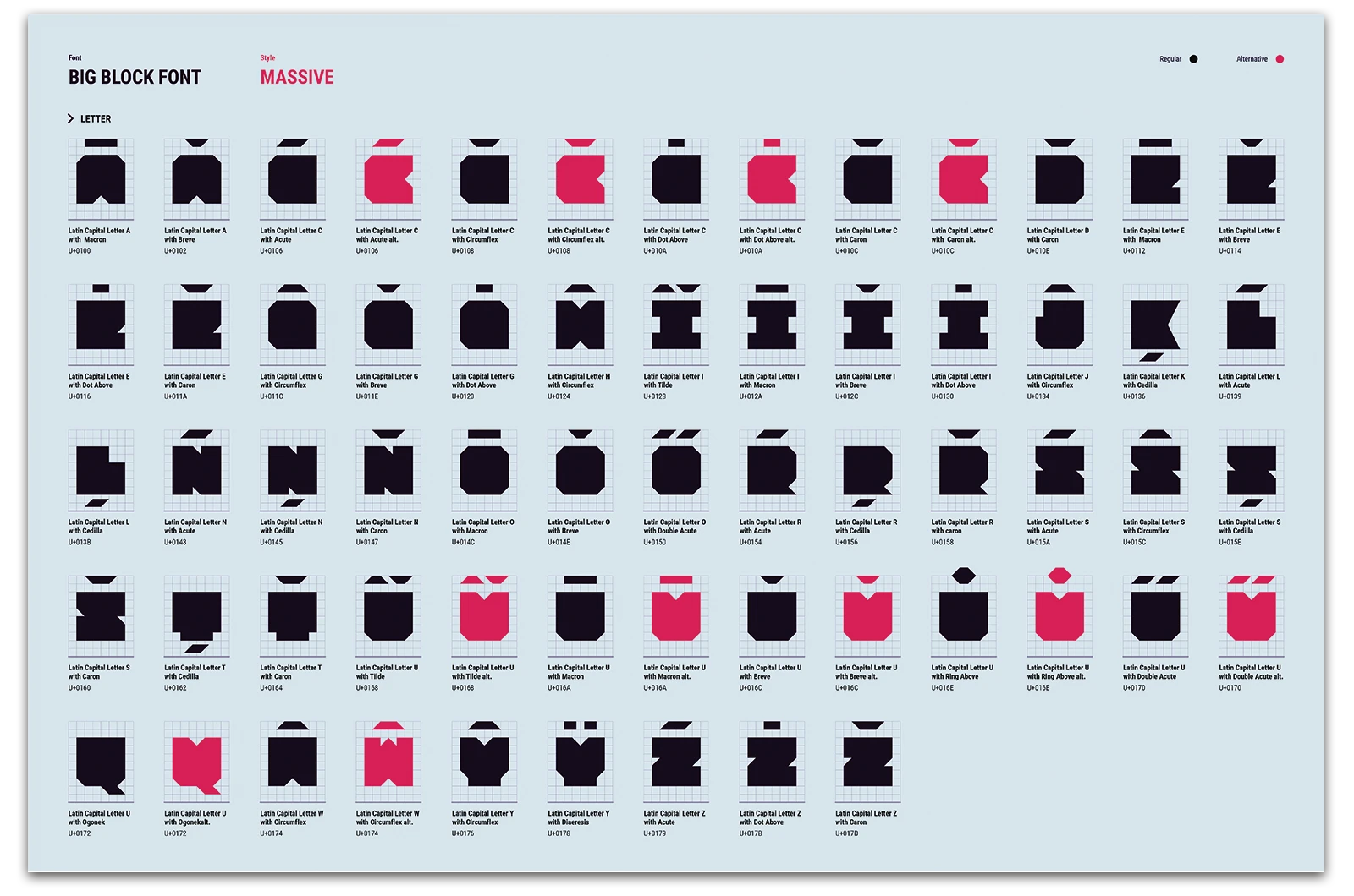 Alexander Glante - Works - Big Block Font - 06