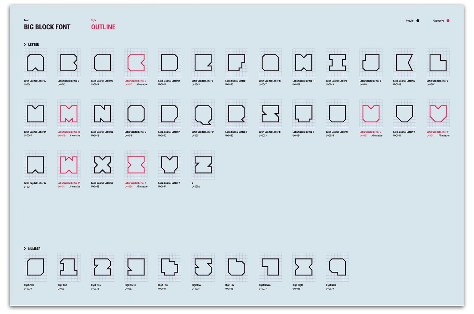 Alexander Glante - Works - Big Block Font - 08