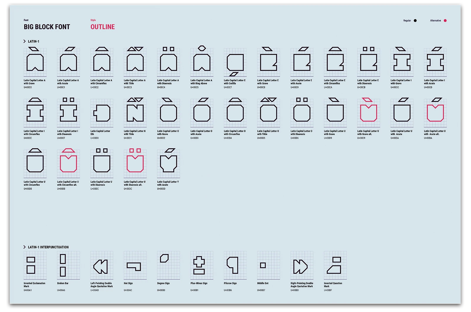 Alexander Glante - Works - Big Block Font - 10