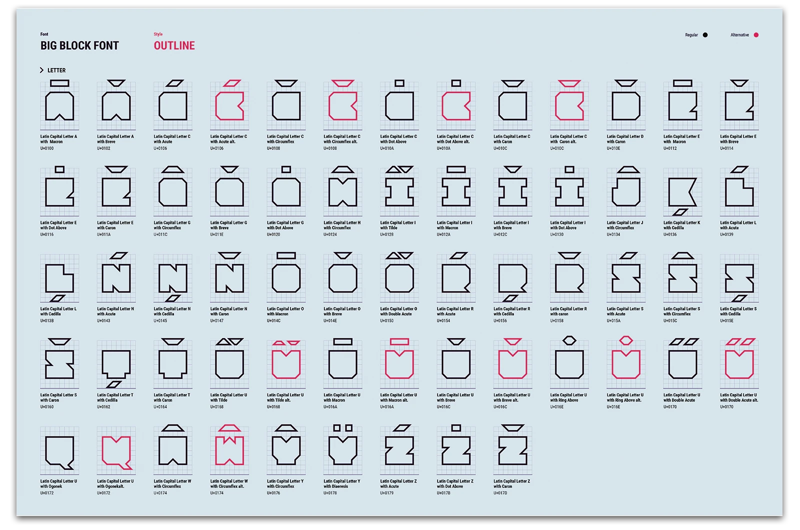 Alexander Glante - Works - Big Block Font - 11