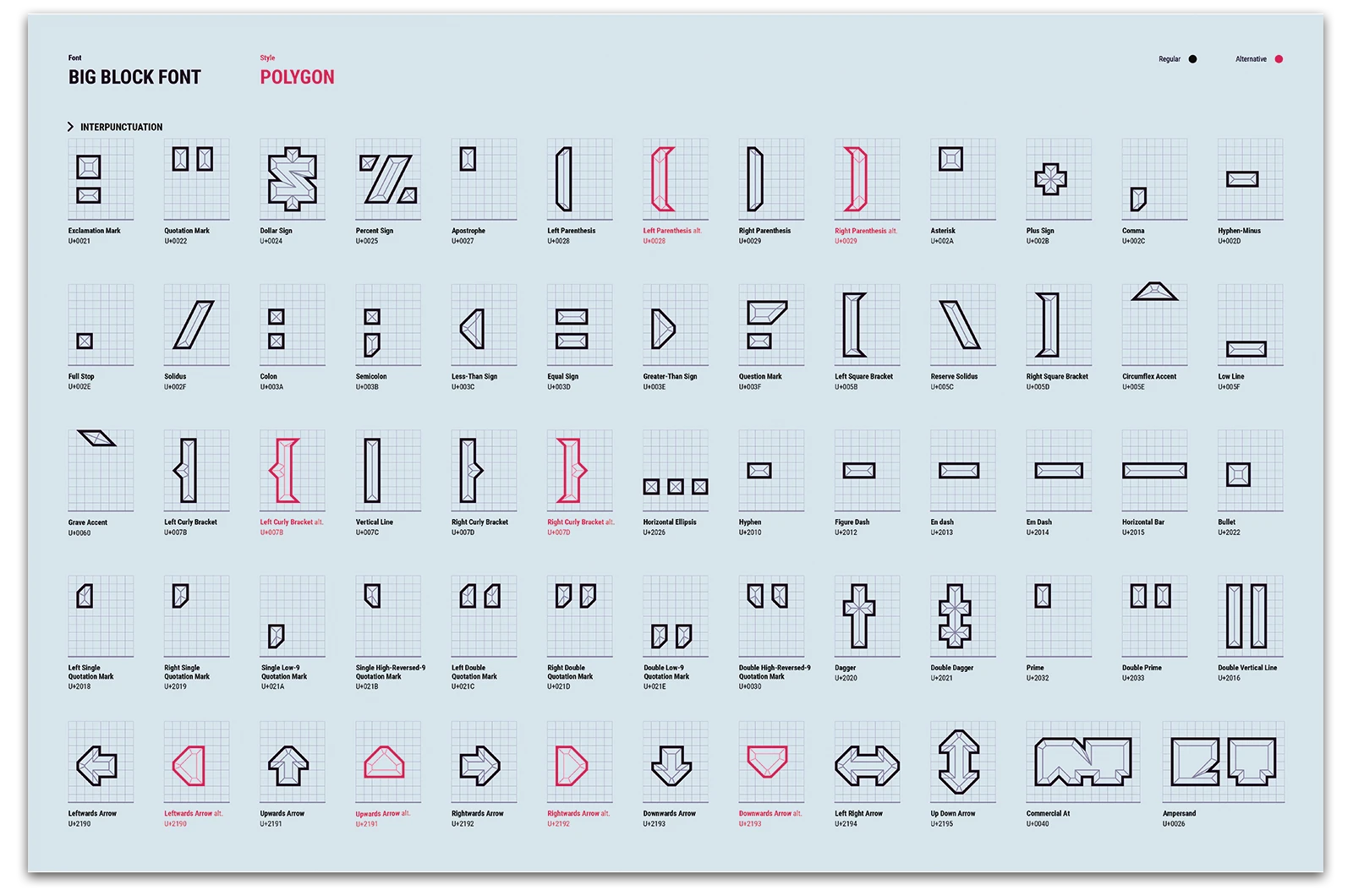 Alexander Glante - Works - Big Block Font - 14