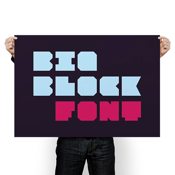 Alexander Glante - Works - Big Block Font - Preview