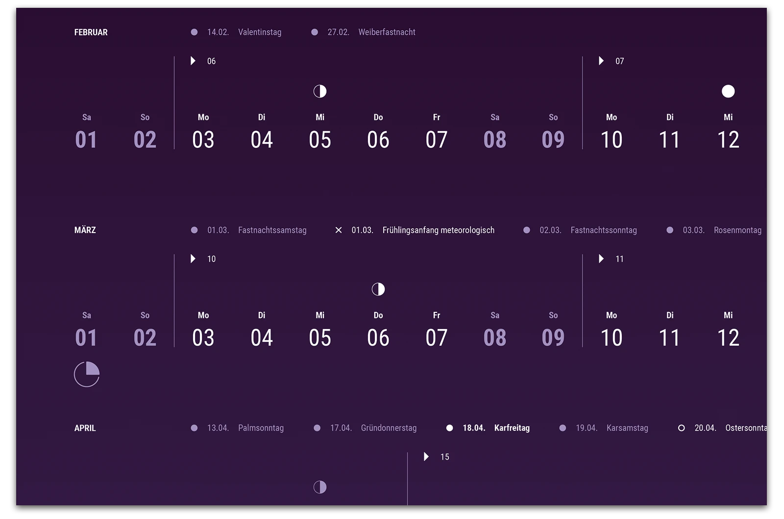 Alexander Glante - Works - Minimalistic Fade Calendar 2025  - 04