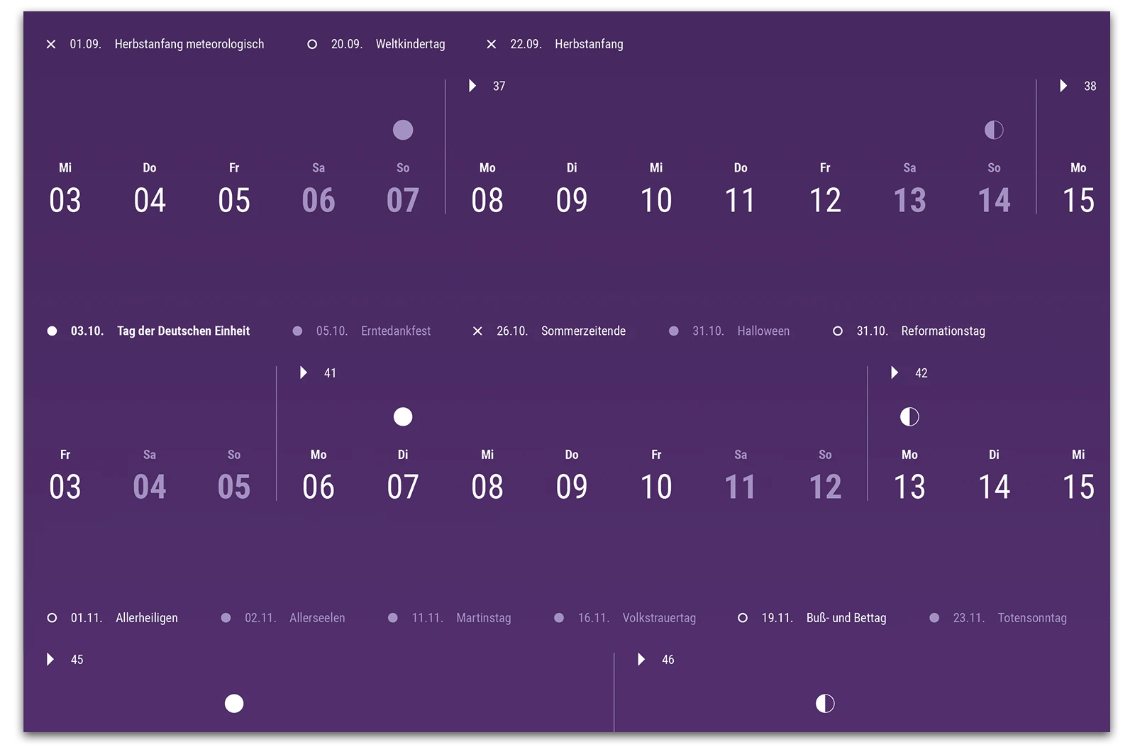 Alexander Glante - Works - Minimalistic Fade Calendar 2025  - 05