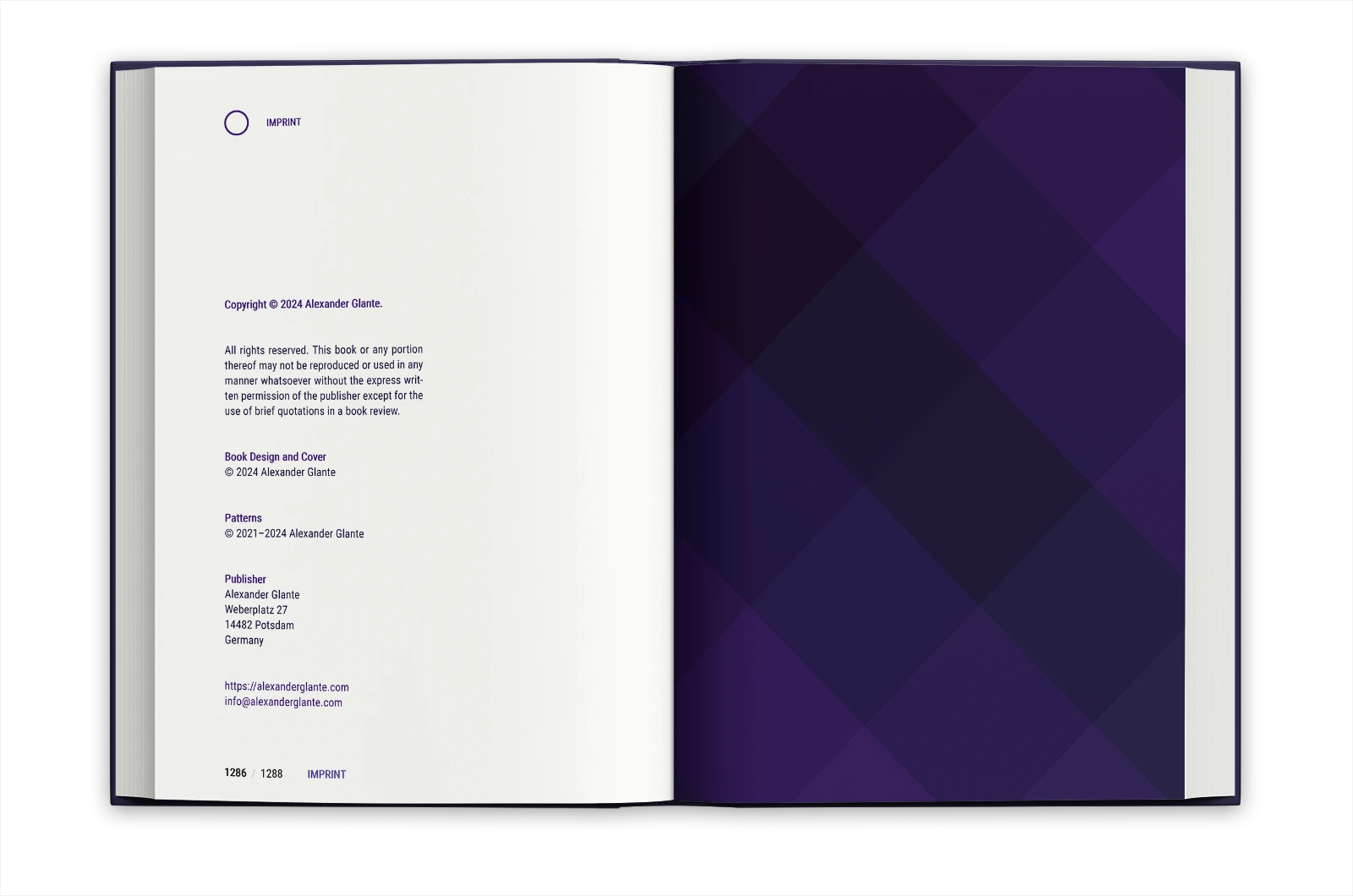 Alexander Glante - Works - The little Pattern Book -  26