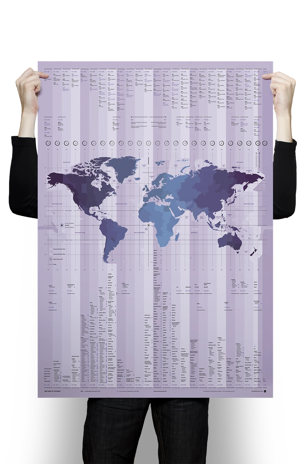 Alexander Glante - Works - Time Zones of the World - 01