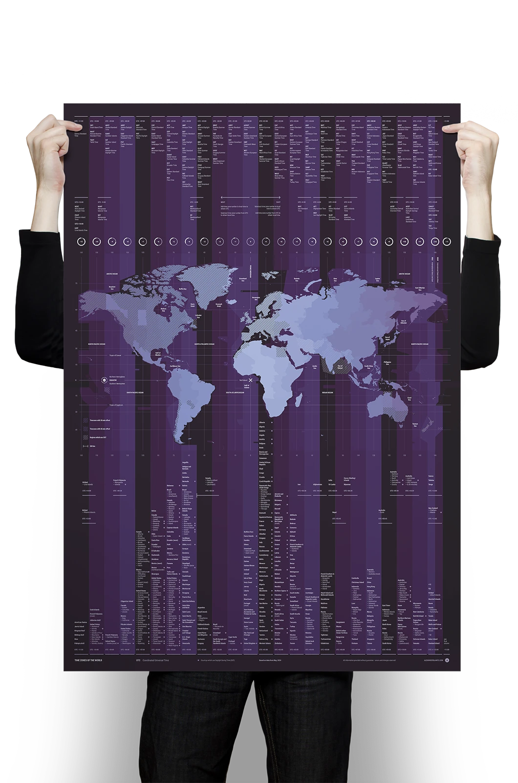 Alexander Glante - Works - Time Zones of the World - 02