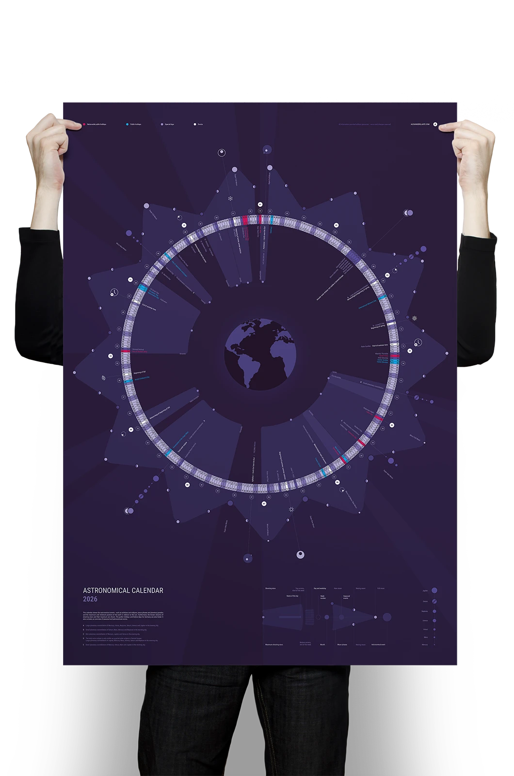 Alexander Glante - Works - Astronomical Calendar 2026 - 01