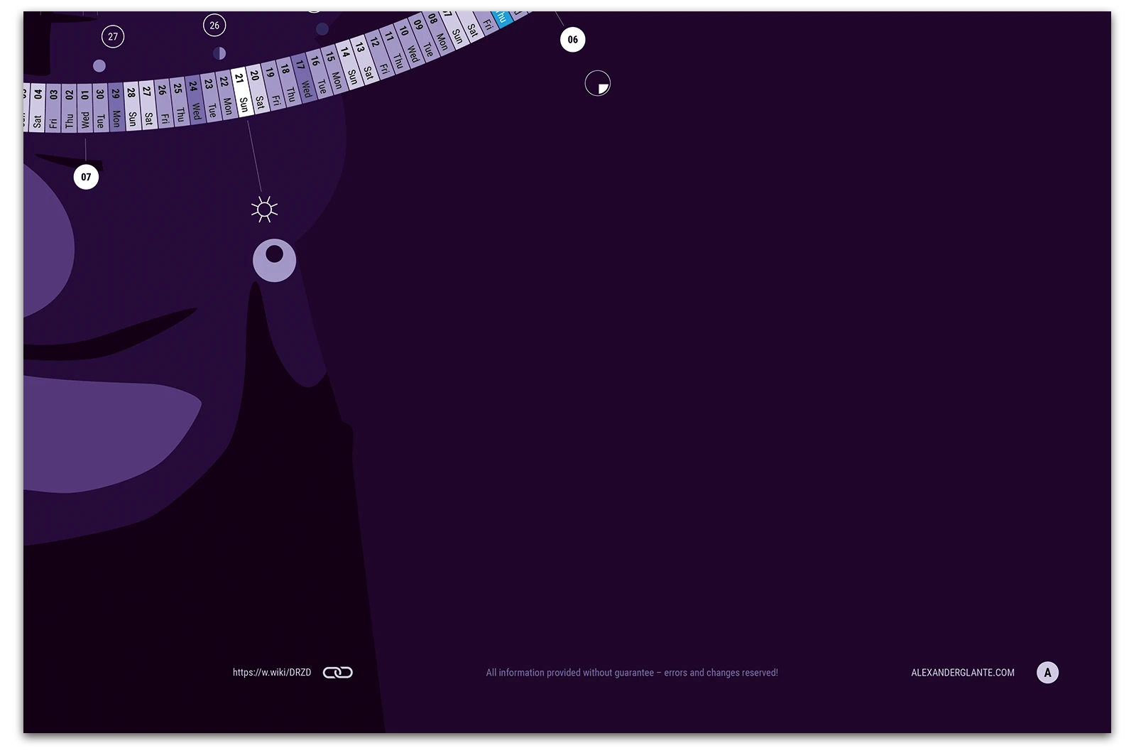 Alexander Glante - Works - Hip hop homicides - Calendar 2026 - 09