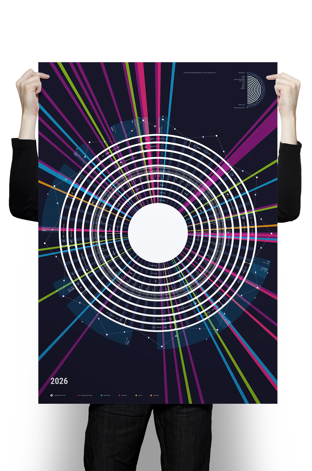 Alexander Glante - Works - Psychedelic Calendar 2026 - 01