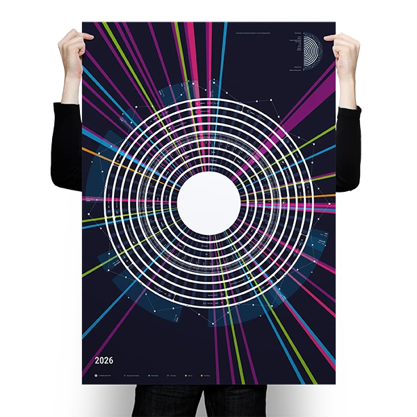Alexander Glante - Works - Psychedelic Calendar 2026 - preview